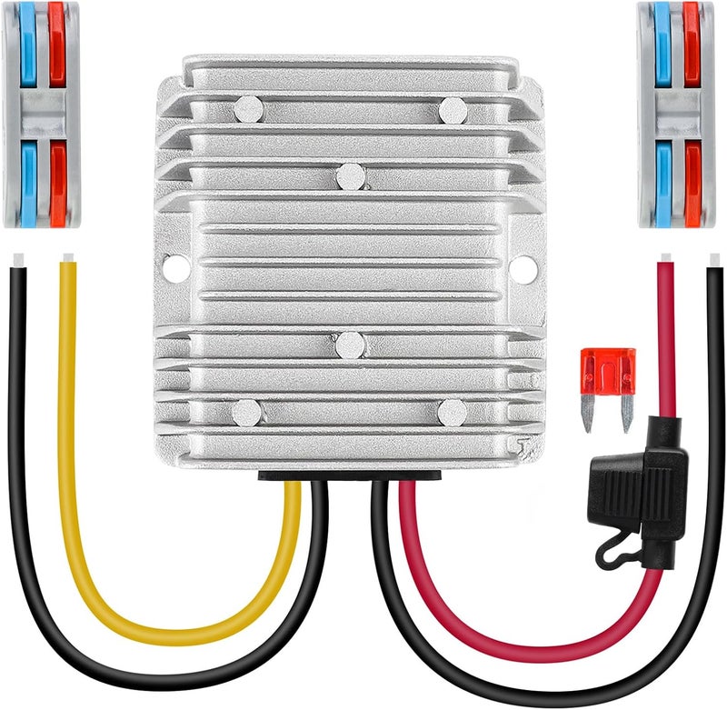 SUPERNIGHT DC Boost Converter DC 12V Step Up to 24V 10A 240W Waterproof Voltage Regulator for Golf Cart Club Car LED Strip Light - Image 1