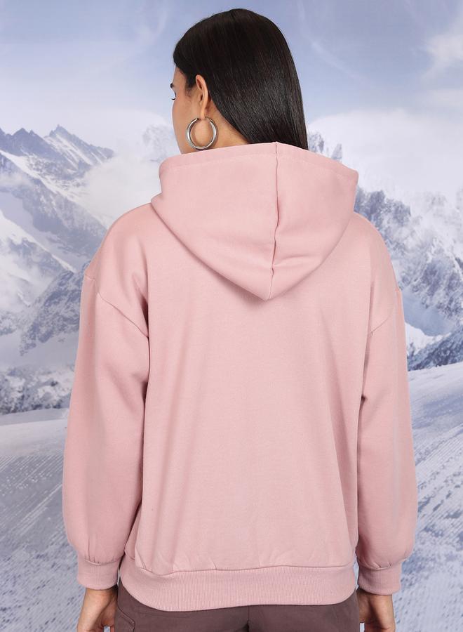 Tokyo Talkies Oversized Wednesday Graphic Print Hoodie by Styli - Image 3