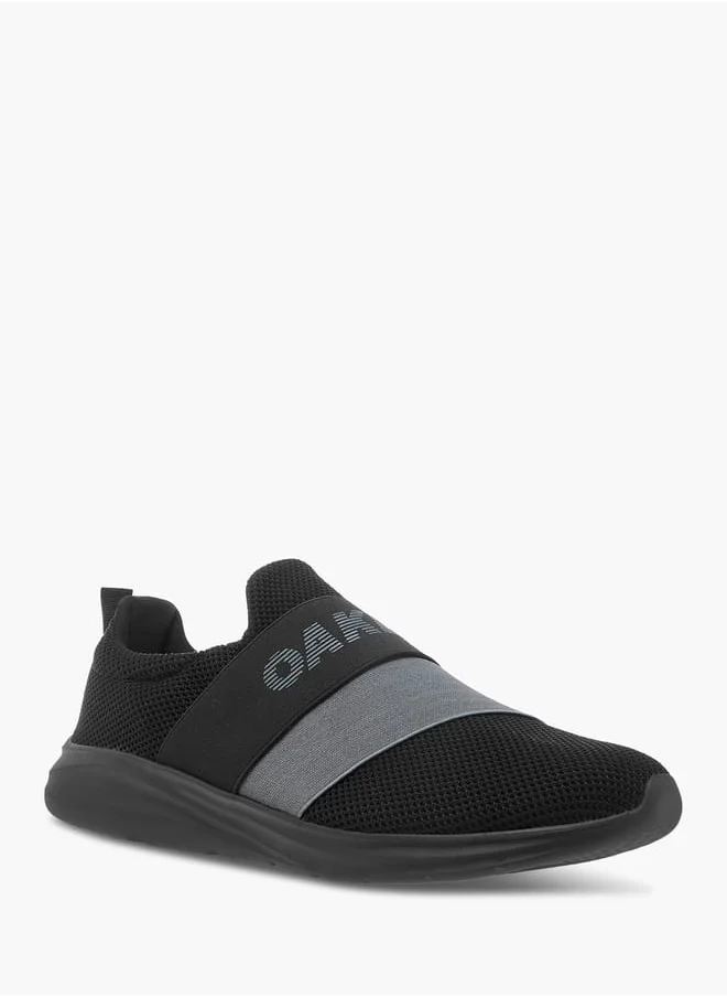 شو اكسبرس Men's Mesh Slip-On Sneakers with Pull Tabs
