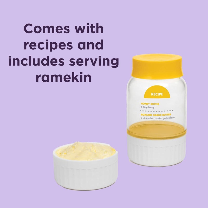 Chef'n 102-567-017 Buttercup Butter Maker, One Size, Lemon/Meringue - Image 3