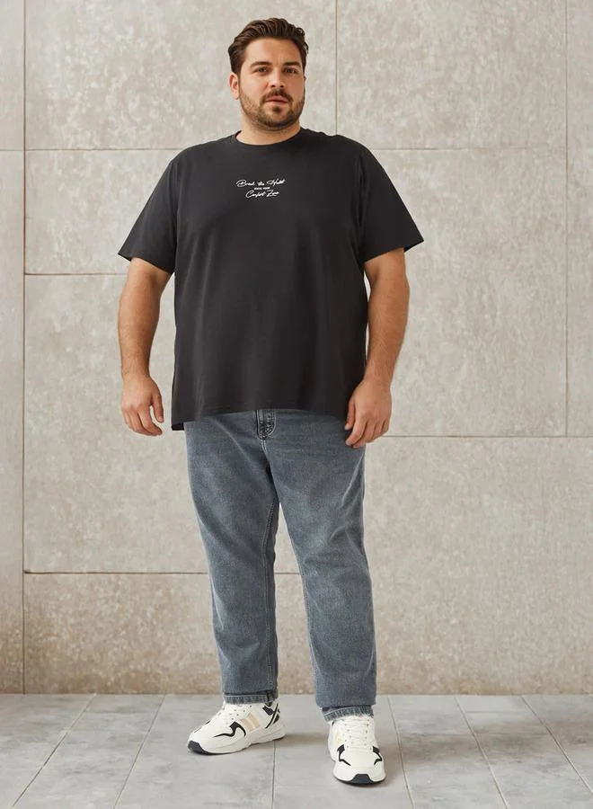 Splash FAV Plus Size Printed T-shirt