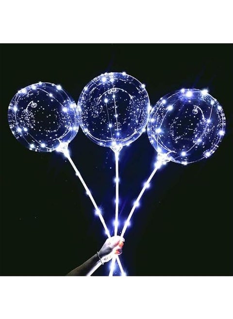 6 LED Bobo Balloons with String Lights - Glow Up Your Party Decorations