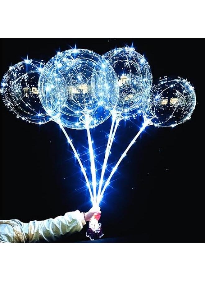 Arabest - 6 LED Bobo Balloons with String Lights - Glow Up Your Party Decorations - Image 1