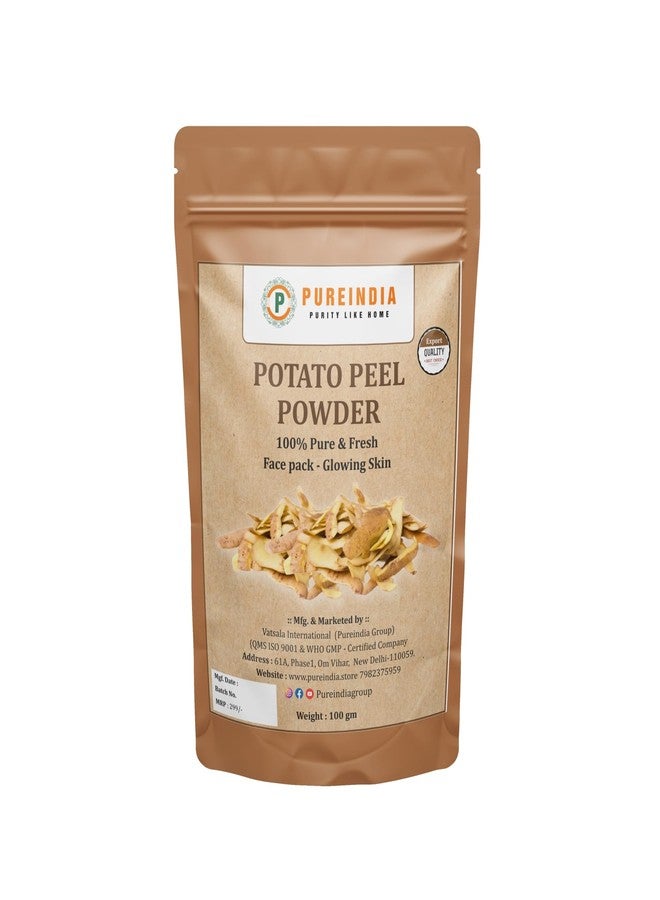 Pureindia handmade Potato Peel Powder For Men & Women | Potato Face Pack | 100gm,Pack of-1 | Potato Peel Powder For Skin & Hair. - Image 1