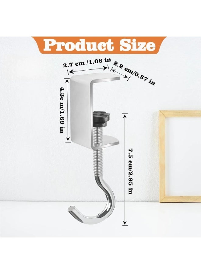 10PCS Extra Thick Student Backpack Hook, No Adhesive, Adjustable Mount - Image 2