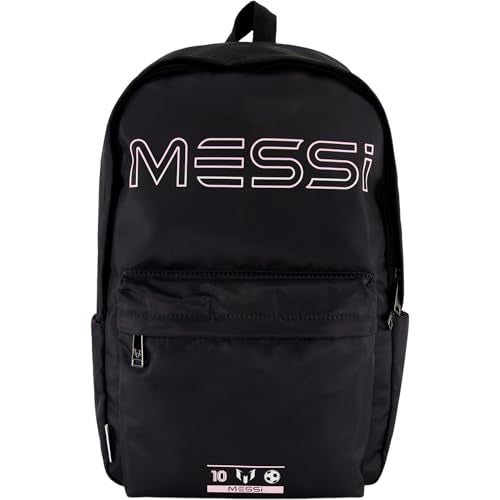 Messi Lifestyle Backpack Bookbag with Pockets Adjustable Straps - Image 1