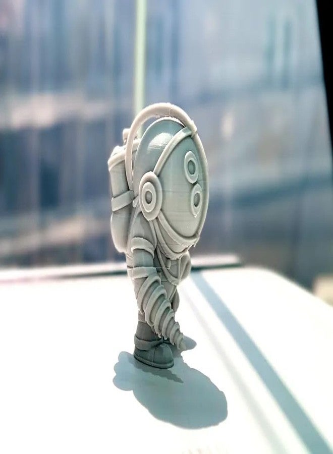 3D CRAFT Big Daddy Collectible Figure, Bioshock Inspired Gaming Character, White Miniature Statue - Image 3
