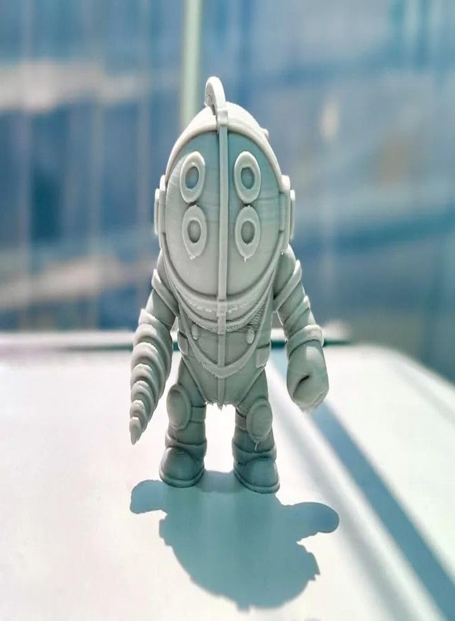 3D CRAFT Big Daddy Collectible Figure, Bioshock Inspired Gaming Character, White Miniature Statue - Image 1