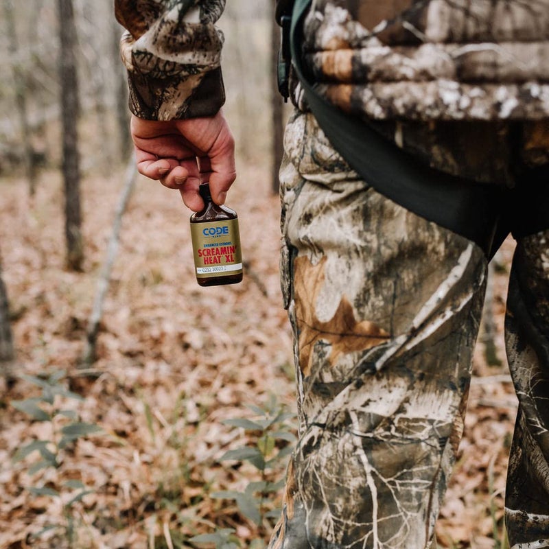 Code Blue Screamin Heat Enhanced Estrous Deer Attractant, Pure Doe Urine in Amber Glass Bottle, Premium Hunting Scent to Lure Rutting Bucks, 2 fl oz - Image 5