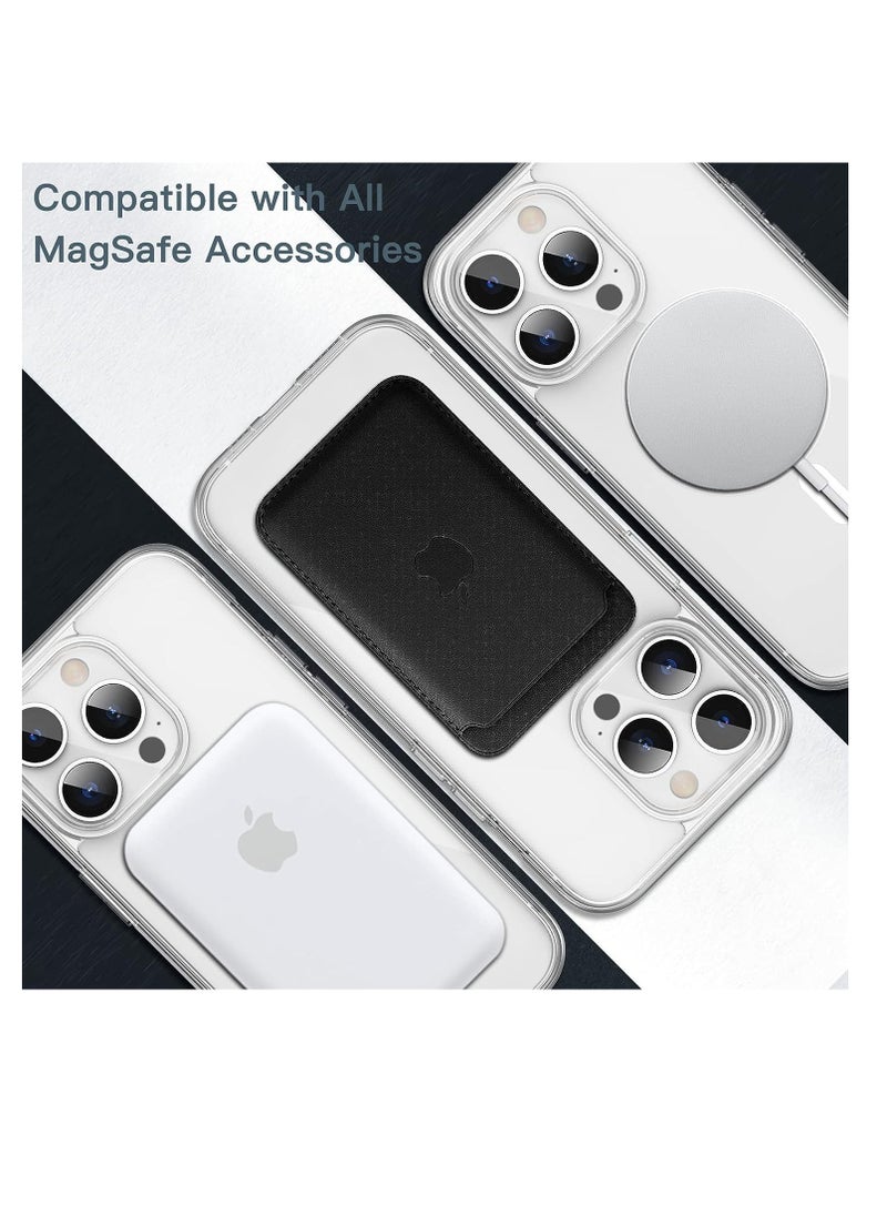 glassology Iphone 15 Pro Max Magsafe Shockproof Anti Yellowing Crystal Clear Protection Bumper Case Cover (Transparent)  - Image 2
