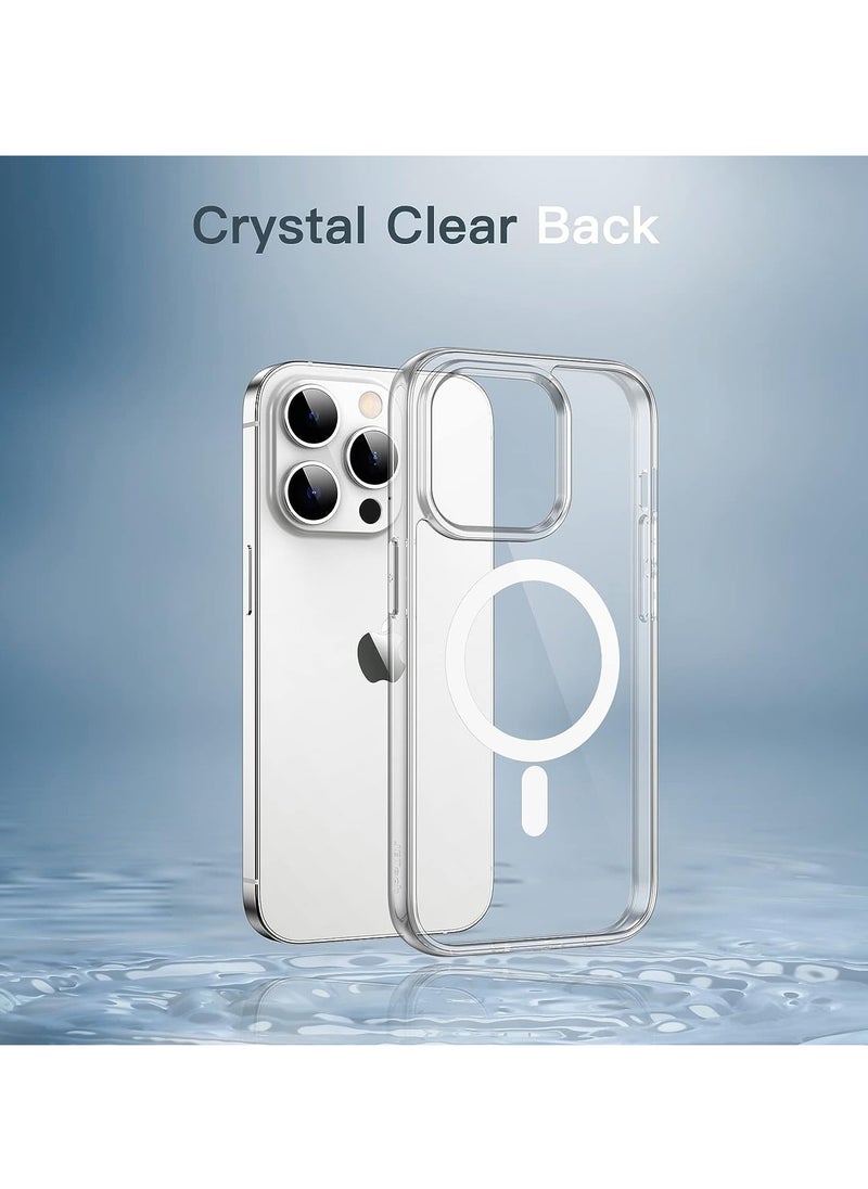 glassology Iphone 15 Pro Max Magsafe Shockproof Anti Yellowing Crystal Clear Protection Bumper Case Cover (Transparent)  - Image 4