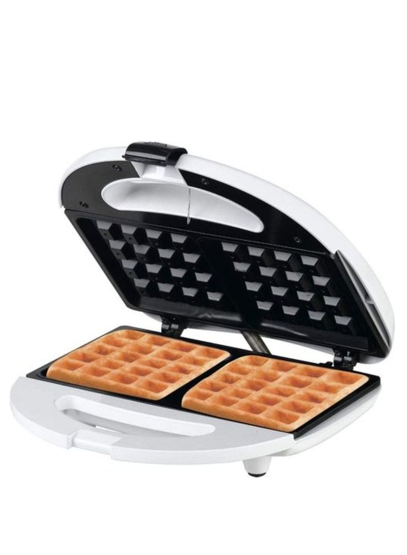 Electric Waffle Maker Black White - Image 1