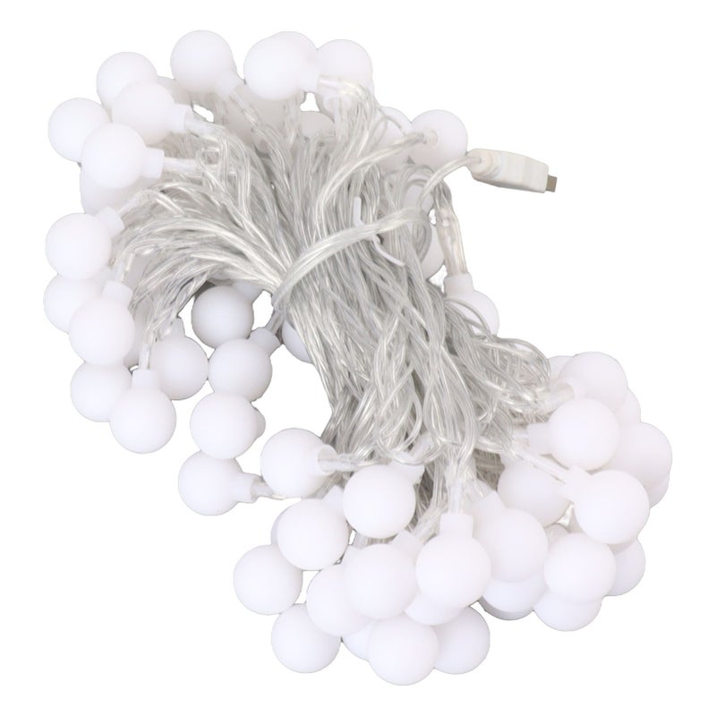 String Lights Warm Ambient Lights LED Fairy String Lights Decoration for Outdoor Camping Tent Canopy Ball 1.8cm Diameter - Image 2