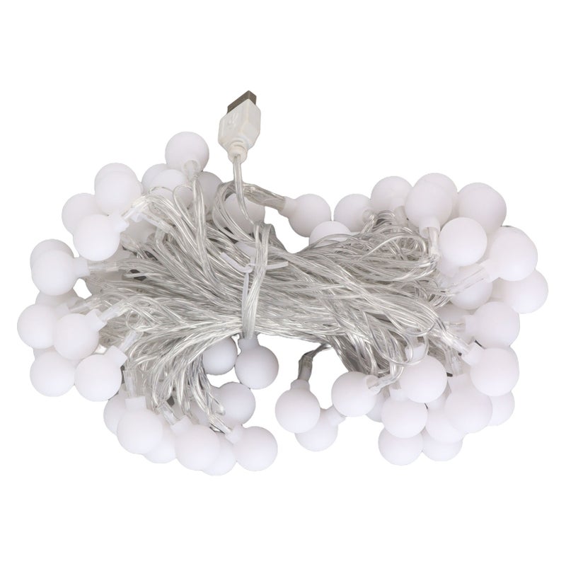 String Lights Warm Ambient Lights LED Fairy String Lights Decoration for Outdoor Camping Tent Canopy Ball 1.8cm Diameter - Image 1