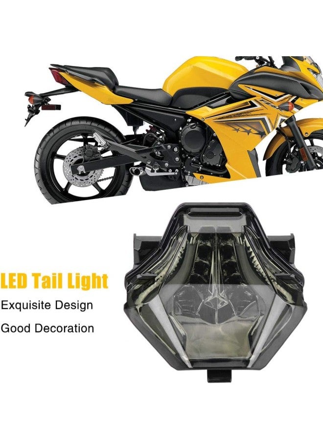 klarako Motorcycle Tail Light LED Turn Signal Tail Light for MT07 FZ07 YZFR3 YZFR25(Red, )  - Image 1