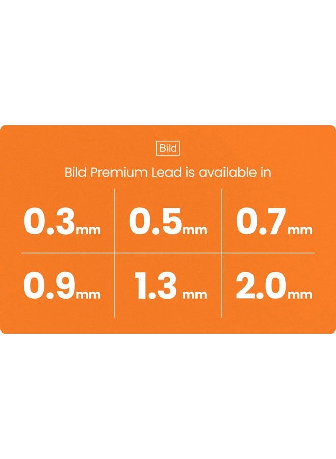 Bild Premium Mechanical Pencil Lead Refills Pack (HB Mega, 0.9 mm) - Image 2