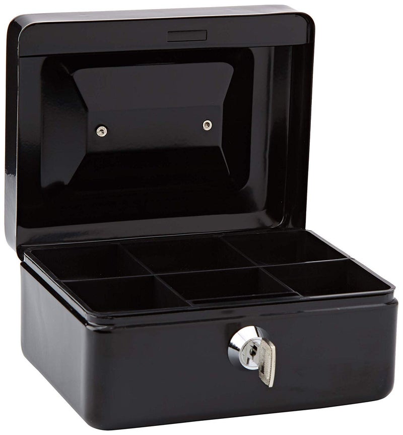 Boriva Latest Heavy Metal New Locking Large Cash Box For Home Office Shop Money Cash, Multi-color -BL-02 - Image 4