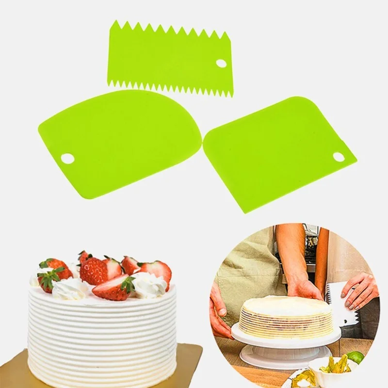 5DM Cake Dough Shaper Spatula Cutter Scraper Decorator Set