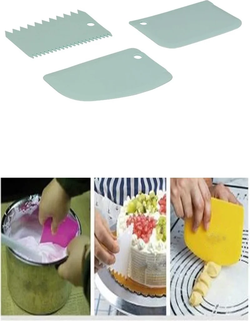 5DM Cake Dough Shaper Spatula Cutter Scraper Decorator Set