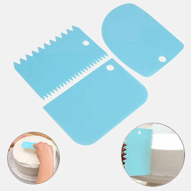 5DM Cake Dough Shaper Spatula Cutter Scraper Decorator Set