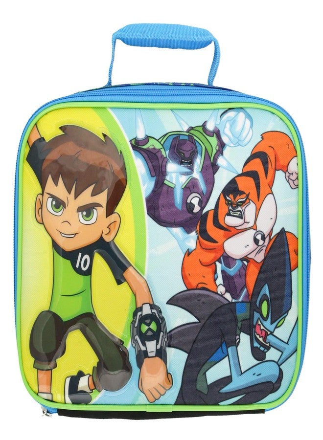 Bioworld Ben 10 Aliens Omni-Kix Shock Rock Rath XLR8 Single Compartment Lunch Bag Tote For Hot And Cold Food, Drinks, And Snacks - Image 4