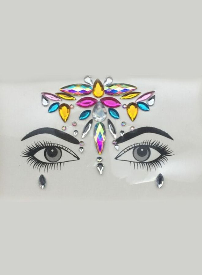 ملصقات تاتو كريستاليه للوجه