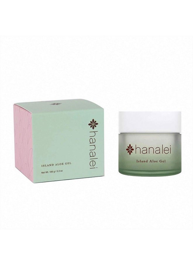 Crueltyfree And Parabenfree Cooling Island Aloe Gel Everyday Moisturizer And Aftersun Care Full Size (100G)