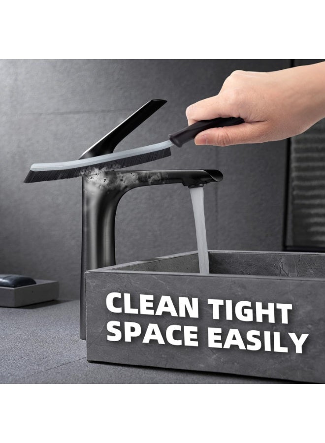 HPMY 2PCs Crevice Cleaning Brushes, Cleaner Scrub Brush Tool for Hard to Reach Tight Space, Home Essentials, Cleaning Supplies for Shower, Bathroom, Kitchen, Toilet, Window - Image 2