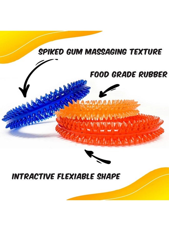 Durable Pet Puppy Dog Squeaky Chew Toys, Bite Resistant Non-Toxic Soft Natural Rubber Ring With Thread Pet Puppy Dog Squeaky Chew Toys, Pack Of 1 - Image 4