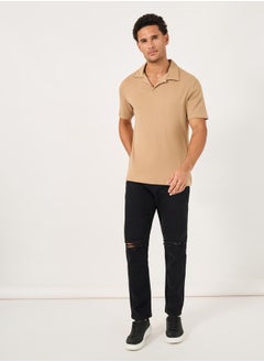 Styli Slim Fit Jeans with Ripped Details  - Image 2
