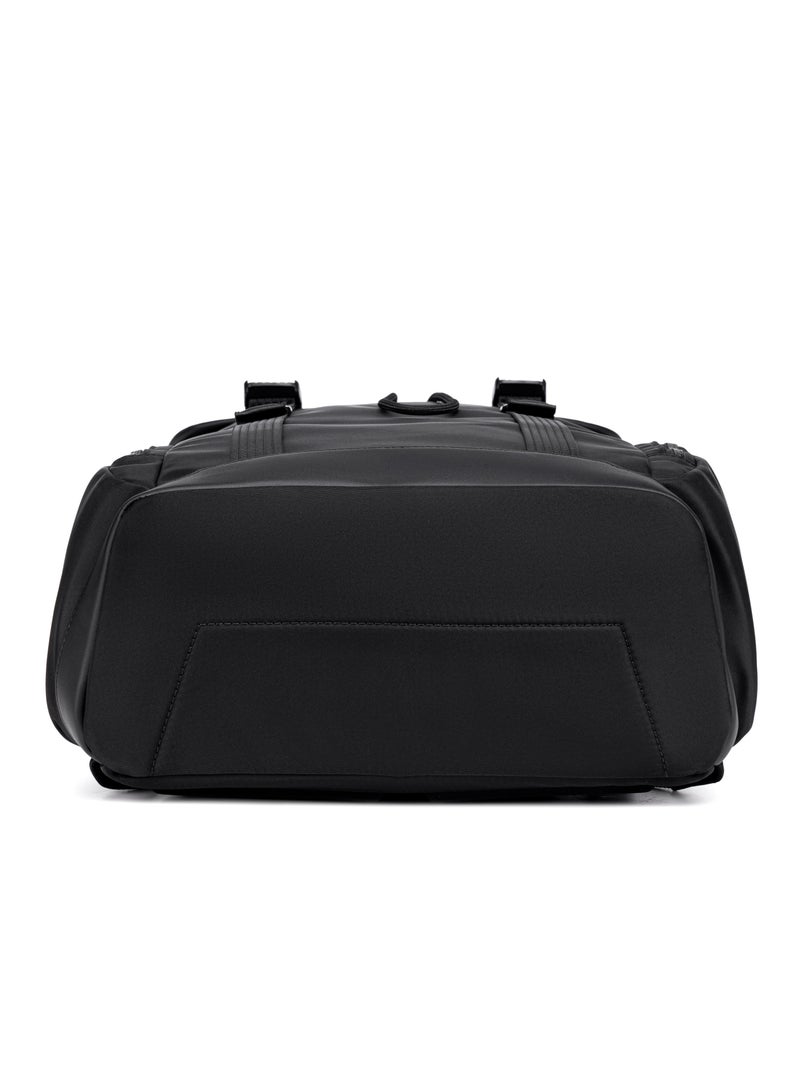 ARCTIC HUNTER Durable Travel Backpack Water Resistant 18 L Computer Bag with Luggage Carry Strap and Anti-Theft Compartment for Men and Women, B00832, Black - Image 4