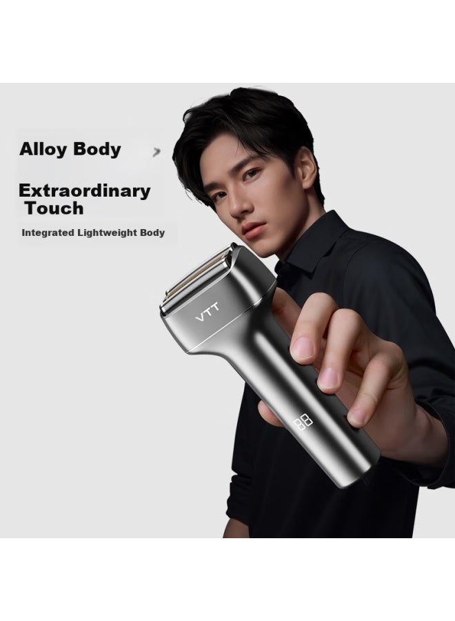 Vtt Mini Hammer Men's Portable Reciprocating Electric Shaver Full Body Washable Portable Carrying Gift For Boyfriend Husband Birthday New Year's Gift - Image 3
