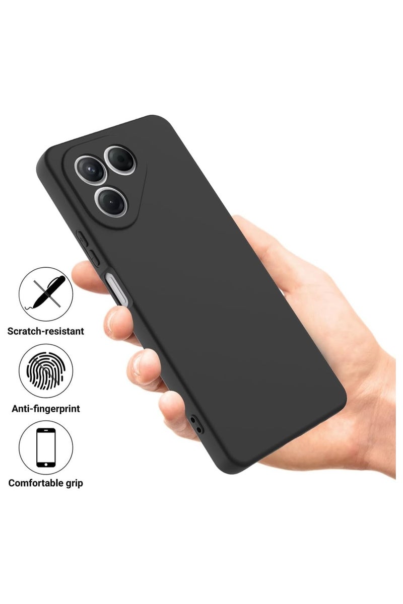 general Silicone case compatible with Tecno Pova 7 4G, liquid silicone TPU soft case with lanyard strap, shockproof and drop-proof protective case - Image 2