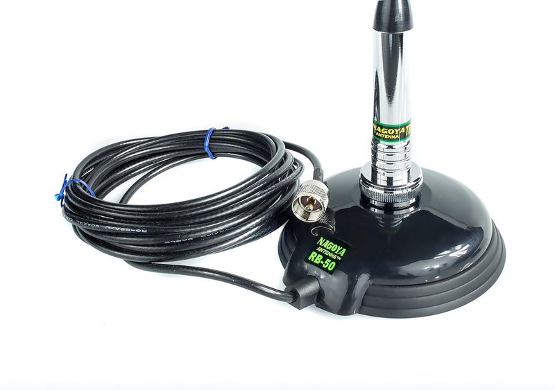 BTECH Nagoya RB-50 Premium Magnet Mount for NMO Antennas - Heavy Duty, Universal Compatibility with 18' RG-58A/U Cable & PL-259 Connector - Secure & Durable with Enhanced Signal Performance - Image 4