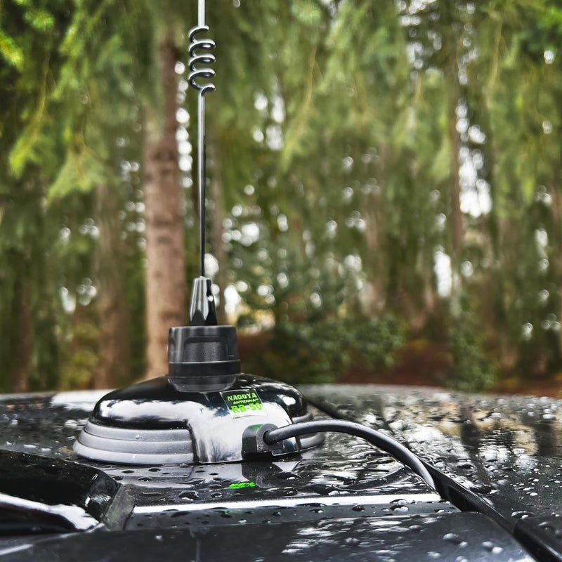 BTECH Nagoya RB-50 Premium Magnet Mount for NMO Antennas - Heavy Duty, Universal Compatibility with 18' RG-58A/U Cable & PL-259 Connector - Secure & Durable with Enhanced Signal Performance - Image 2