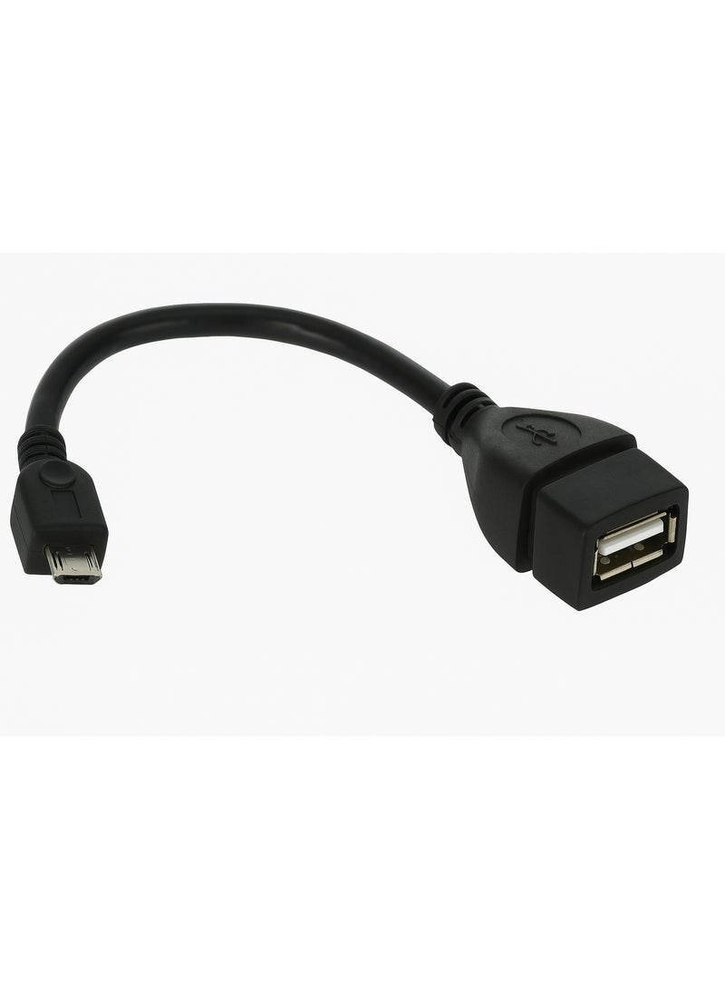Micro USB Male to USB Female OTG Adapter – 10cm Short Cable – Data Transfer & Peripheral Connection  - Image 5