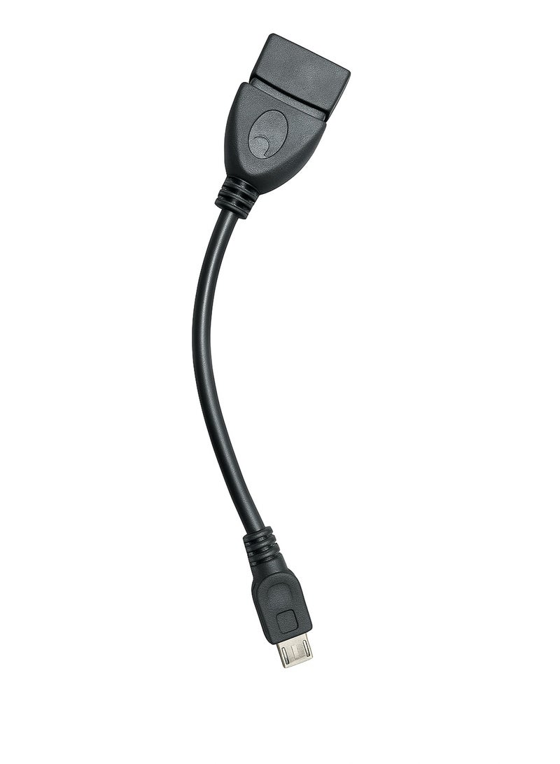 Micro USB Male to USB Female OTG Adapter – 10cm Short Cable – Data Transfer & Peripheral Connection  - Image 4