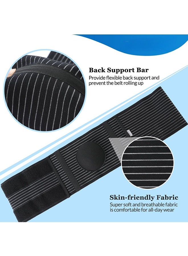 Umbilical Hernia Belt with 2x Compression Pads, Abdominal Support Binder for Men  Women Belly Compression/Incisional, Femoral, Selian Hernia Post Surgery Pain Relief (L-XXL) - Image 4