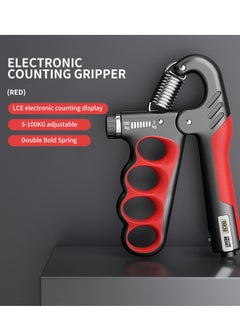 Hand Grip Strengthener 5-100kg Wrist Expander Finger Exerciser for Trainers Muscle Recovery Fitness Gym Training Hand Grip Strengthener (red) - pzsku/Z2C4DC2B0ABB581CCFAE4Z/45/_/1724808096/483c91c9-9c7e-4b6c-ba1e-a12b056dd0d3