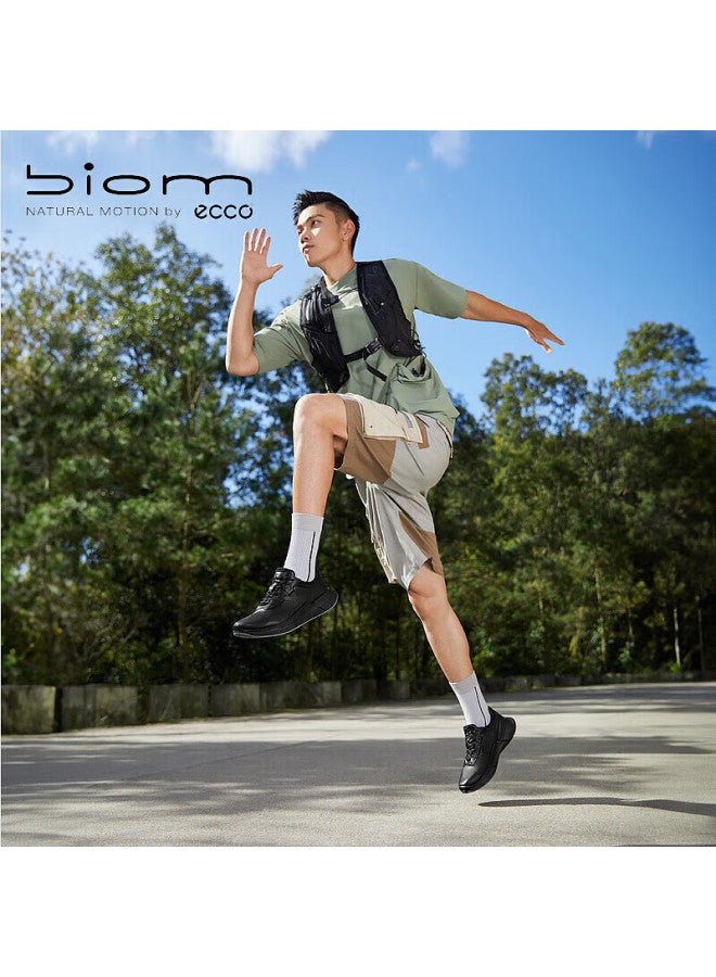 Ecco Biom 2.2 Running Shoes, Lightweight Shock-absorbing Soft-soled Sneakers For Men, Walking 830764, Black, Size 40 - Image 1