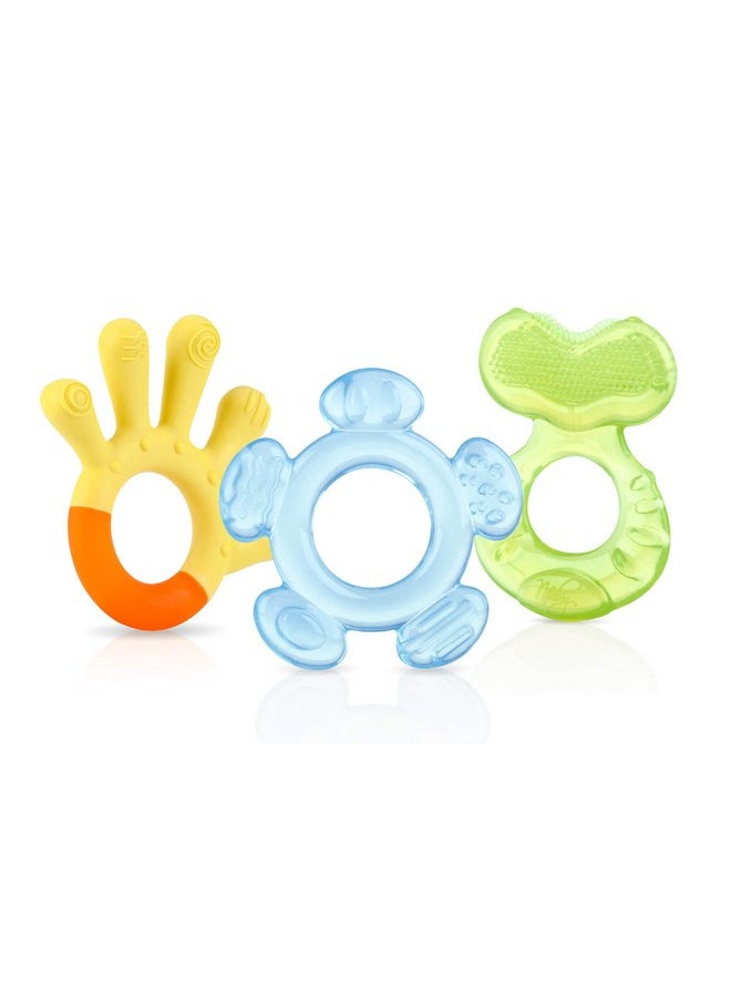 Nuby Soothing Teether Set, 3 Pack, Green/Blue/Yellow (BOY) - pzsku/Z2C4DE2DC581DDBB33F7CZ/45/_/1737031205/ef42de50-16bb-444d-ad51-b0b928f7cc1f