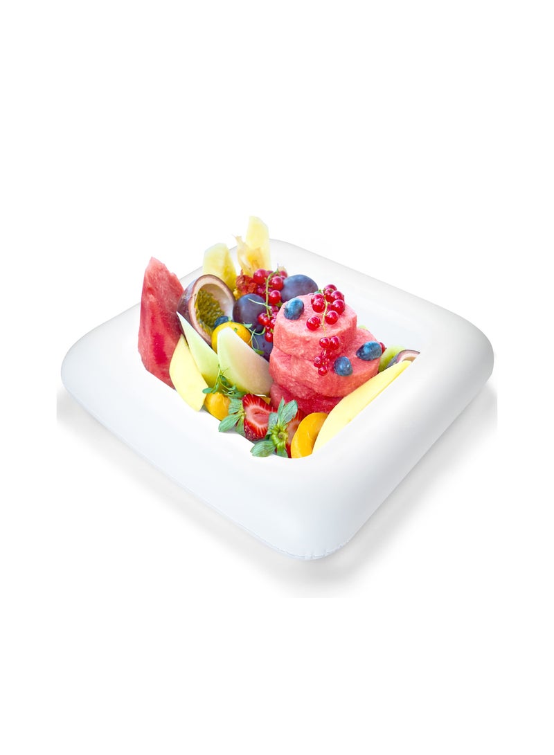 SOLARAE Inflatable Ice Buffet Bar with Drain Plug - Perfect for Serving Salads, Food & Drinks at Parties, Picnics & Camping - Hawaiian Party Supplies (Includes Inflator) - Pack of 1 - Image 1
