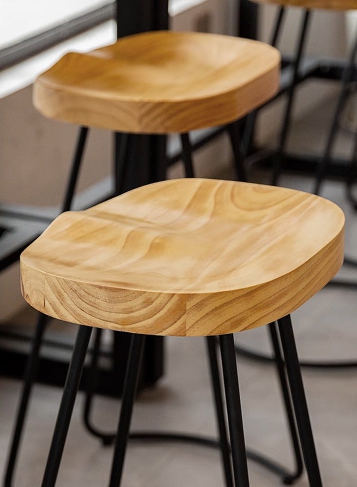 لاني برميل خشبي صلب، كرسي عالي لعداد القضيب (بيجي 1 قطعة) - Image 3