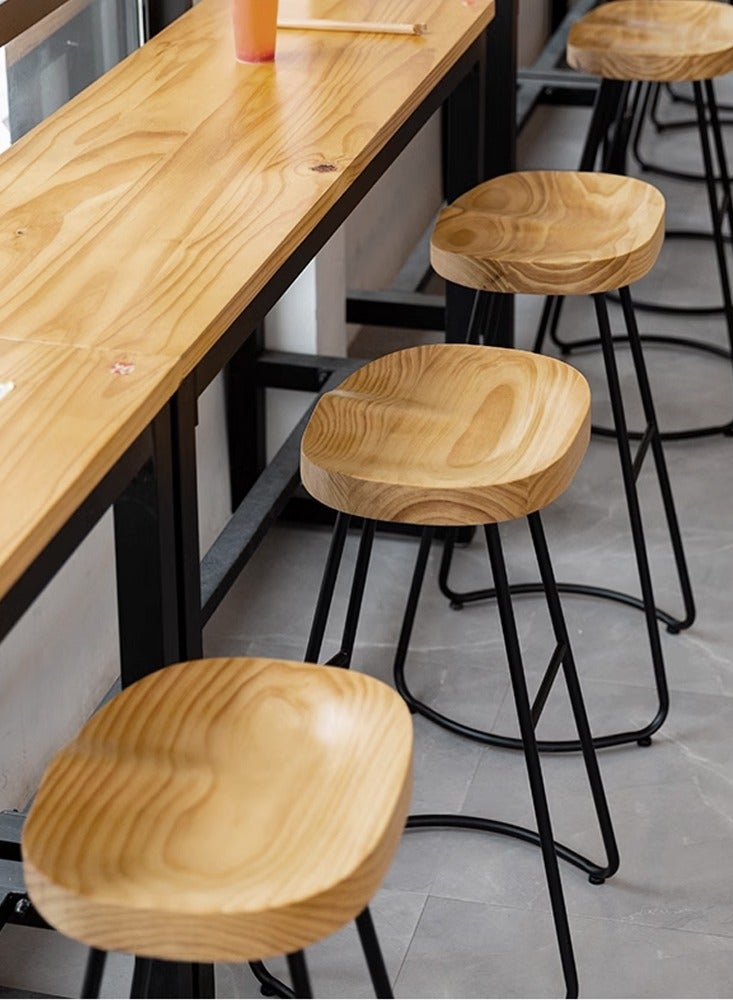 لاني برميل خشبي صلب، كرسي عالي لعداد القضيب (بيجي 1 قطعة) - Image 5