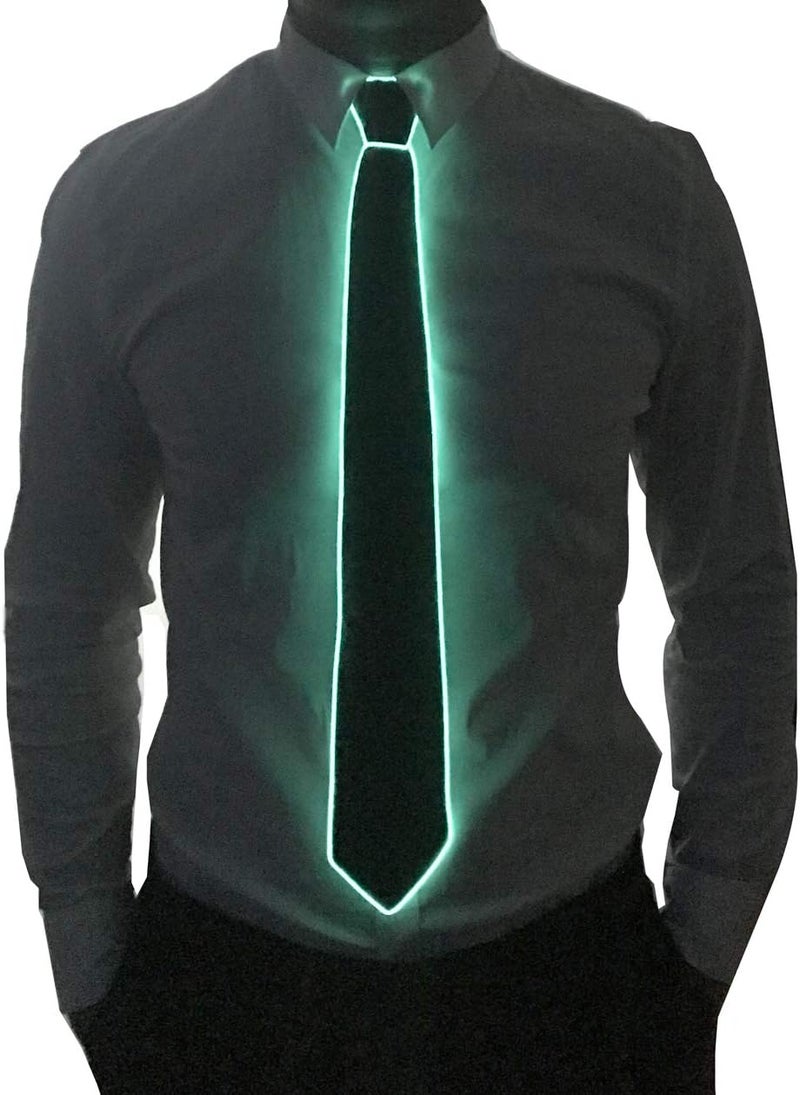 SATUMIKO Led Tie Light Up Fanny Ties Novelty Necktie For Men LED Light Up Ties Costume Accessory - Image 2