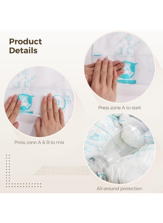4Pcs 14x16 Inch Expanding Foam Packaging for PC Components & Valuables, Self-Forming Cushioning Material for Electronics/Unique-Form Devices, Shape-Conforming Shipping Protection - Image 5