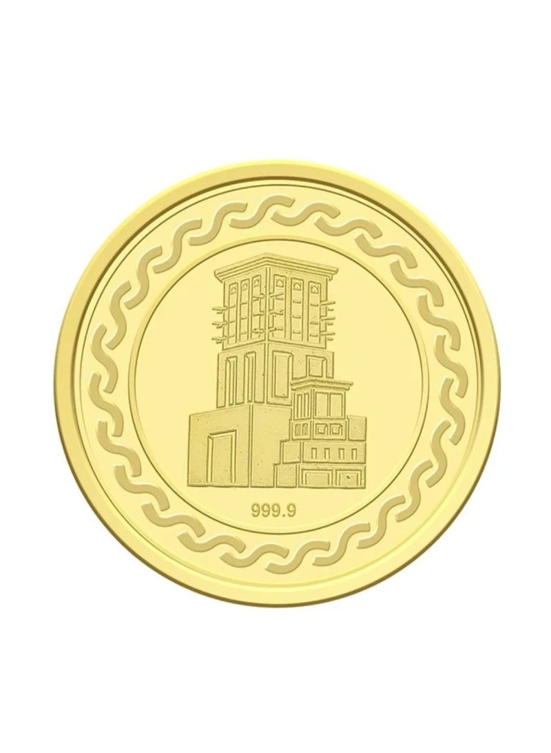 KHUSHBOO JEWELS 24K 2 gm GOLD COIN 999.9 PURITY - Image 3