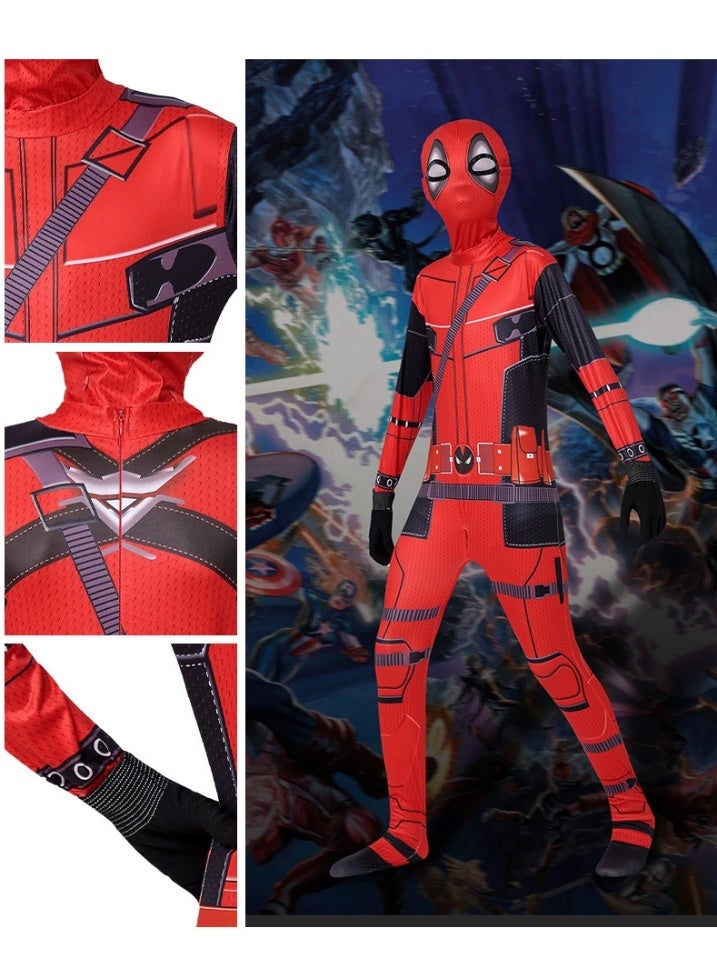 Deadpool bodysuit suit cosplay cosplay costume gift for family and friends - Image 3