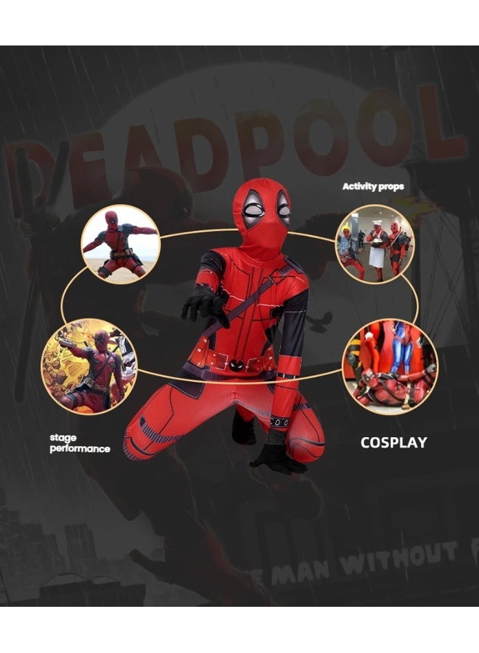 Deadpool bodysuit suit cosplay cosplay costume gift for family and friends - Image 4