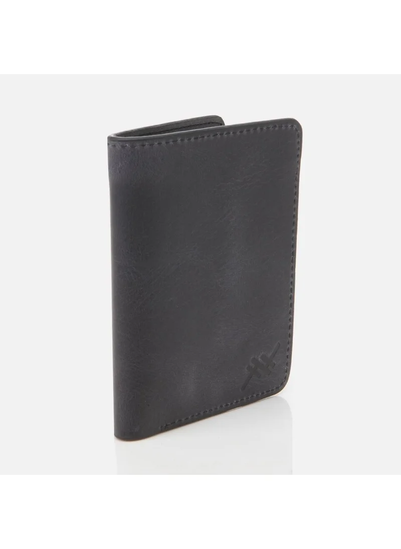 Hotiç Genuine Leather Navy Blue Men's Wallet